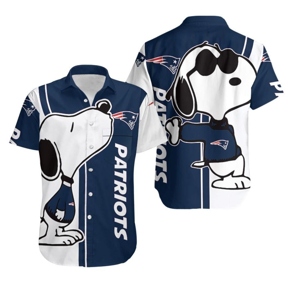 Snoopy New England Patriots Hawaiian Shirt