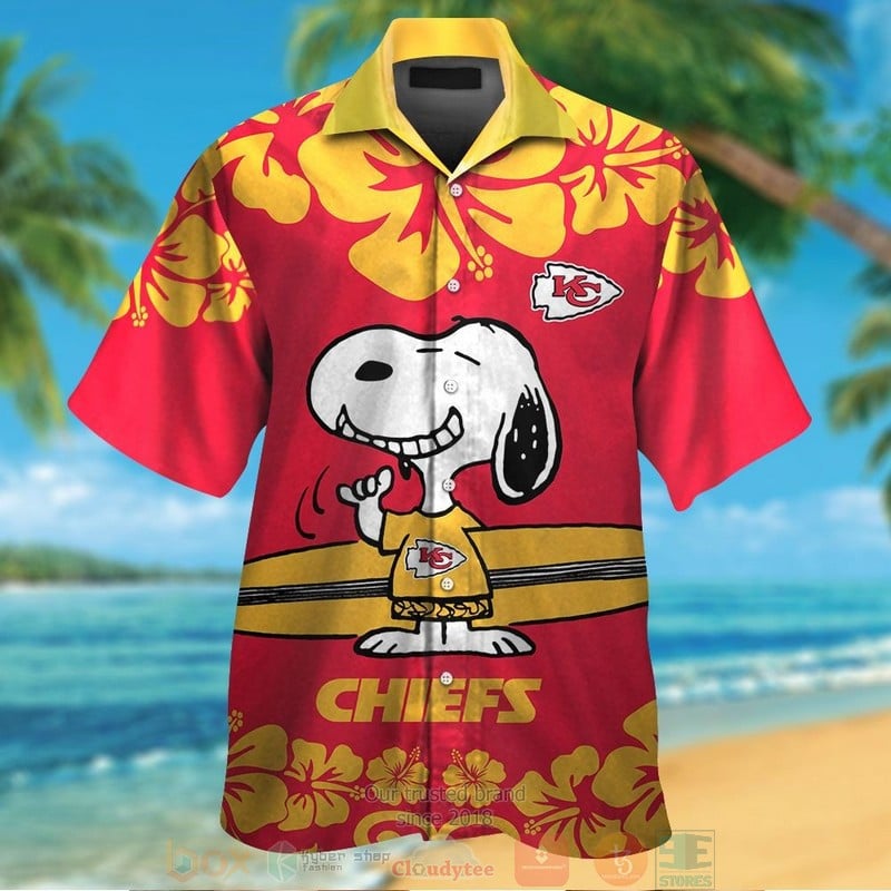Snoopy Kansas City Chiefs Hawaiian Shirt