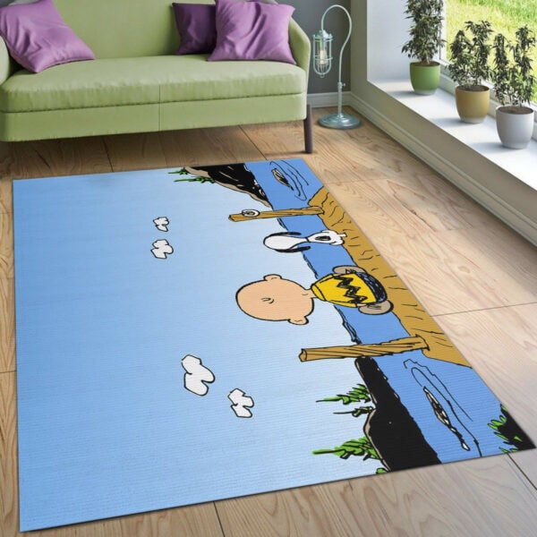 Snoopy Peanuts Rug 48, Gift For Fan Rug Home Decor Floor Decor