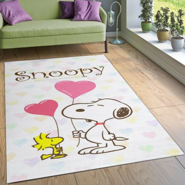 Snoopy Peanuts Rug 47, Gift For Fan Rug Home Decor Floor Decor