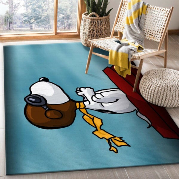 Snoopy Peanuts Rug 40, Gift For Fan Rug Home Decor Floor Decor 2280