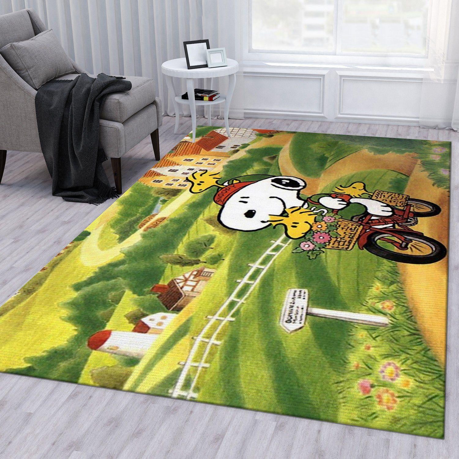Snoopy Peanuts Rug 43, Gift For Fan Rug Home Decor Floor Decor