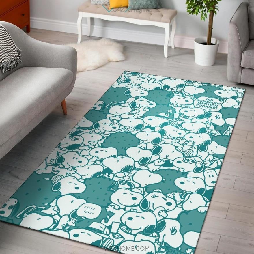 Snoopy Peanuts Rug 3, Gift For Fan Rug Home Decor Floor Decor