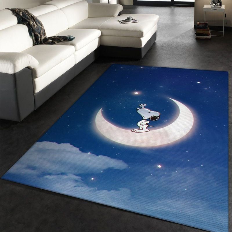 Snoopy Cute Love Ii Area Rug Living Room Rug Home Decor Floor 976