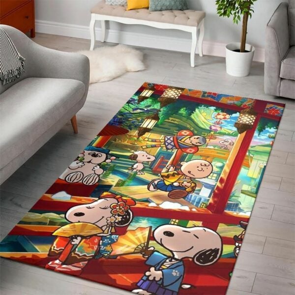 Snoopy Dog 43 Area Rug Living Room And Bed Room Rug Gift Us Decor 1932