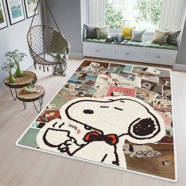 Snoopy Peanuts Lover Fan Gift, Snoopy Peanuts Rug Home Decor Floor Decor 683