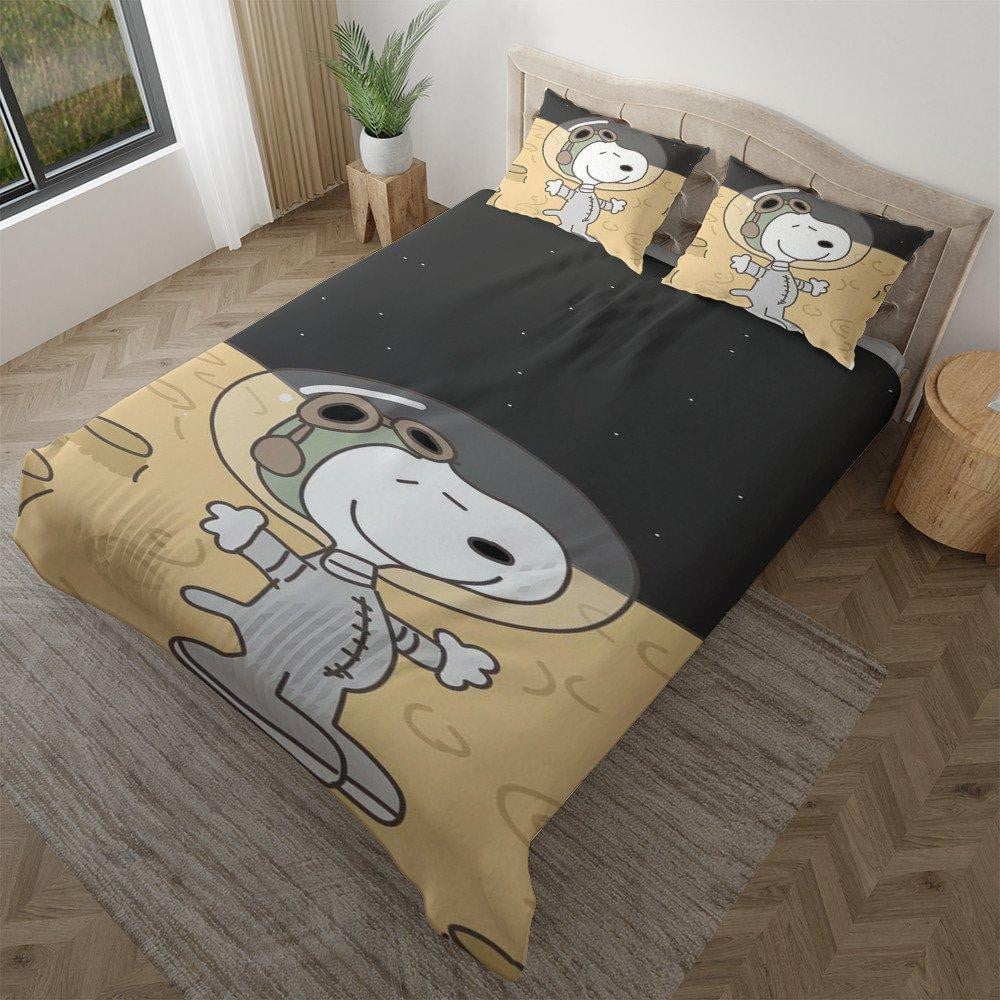 Peanuts Gift For Fan, Peanuts Snoopy Duvet Quilt Bedding Set