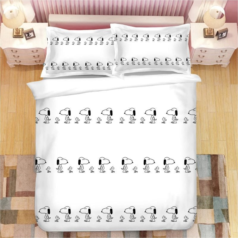 Peanuts Snoopy 3 Duvet Quilt Bedding Set