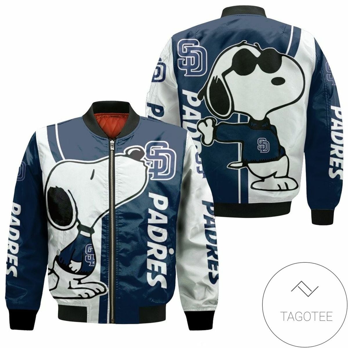 MLB San Diego Padres Snoopy Lover Bomber Jacket