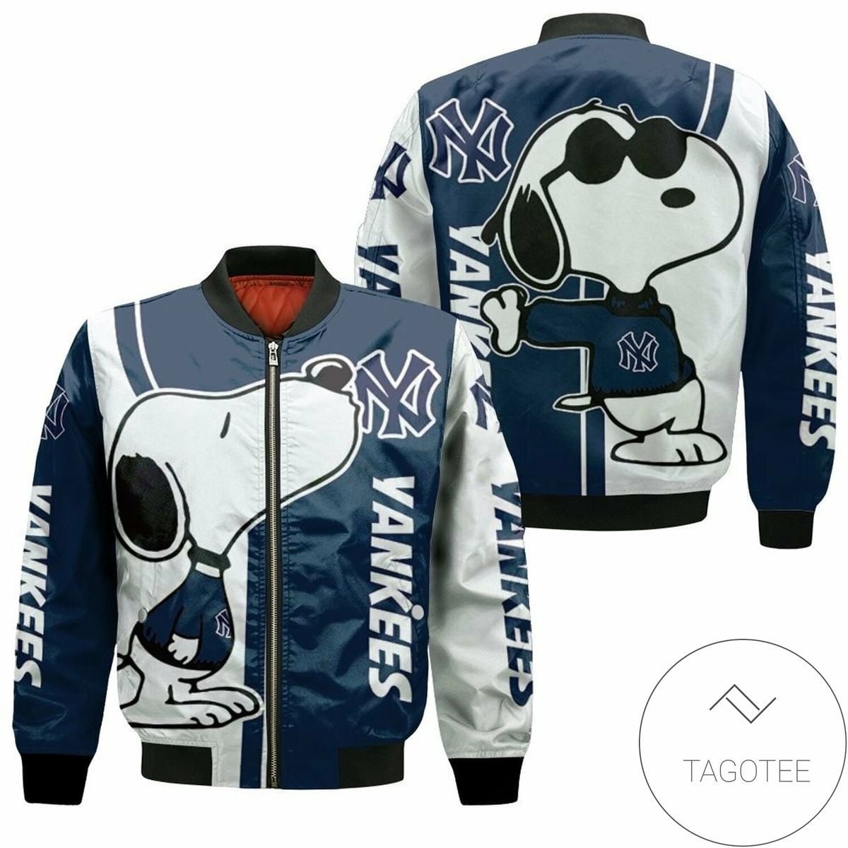 MLB New York Yankees Snoopy Lover Bomber Jacket