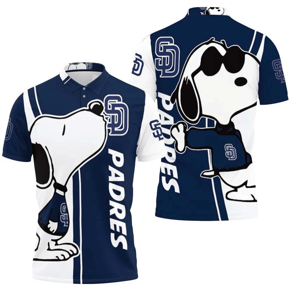 Mens & Womens San Diego Padres Snoopy Lover 3d Printed Polo Shirt All Over Print Shirt 3d T-shirt
