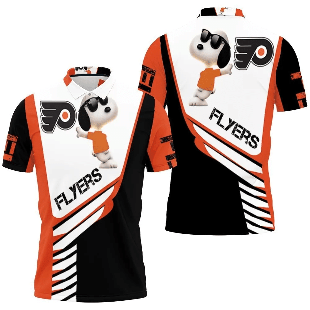 Mens & Womens Philadelphia Flyers Snoopy For Fans 3d Polo Shirt All Over Print Shirt 3d T-shirt