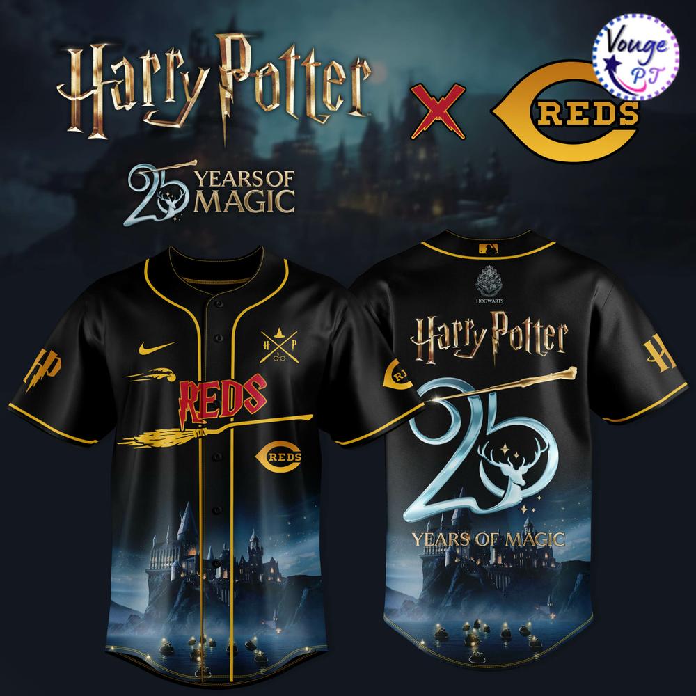 Cincinnati Reds x Harry Potter – 25 Years of Magic Baseball Jersey 