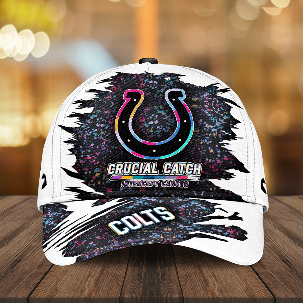 Indianapolis Colts x Crucial Catch Intercept Cancer Classic Cap 