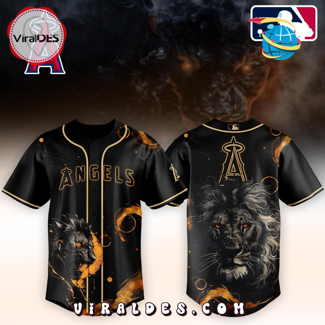 LA Angels x Lion Baseball Jersey 