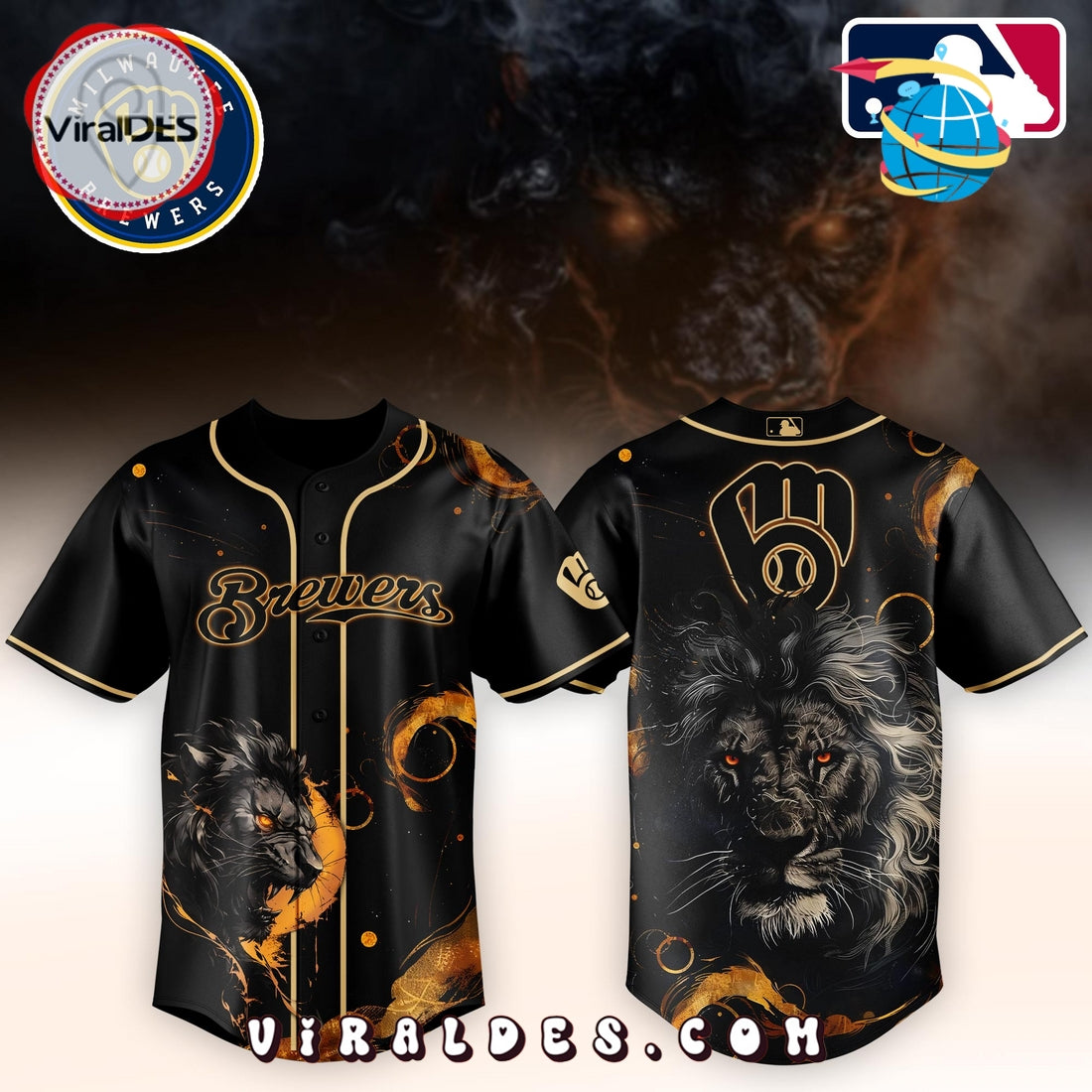 Milwaukee Brewers x Lion Baseball Jersey 